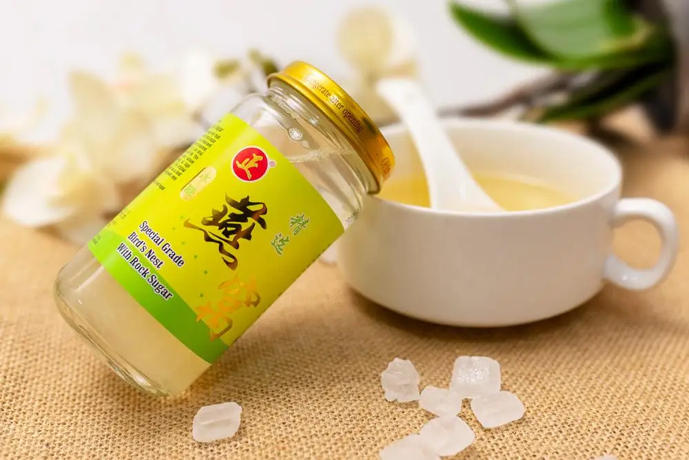 
ZTP Natural Swallow Bird Nest With Rock Sugar 