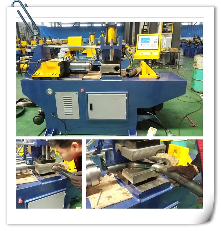 
automatic hydraulic stainless steel pipe reducer machine 