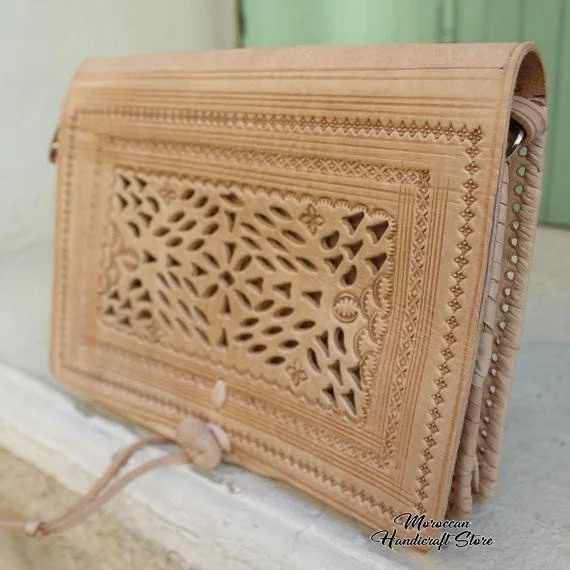 moroccan Handbag vintage Genuine Leather Shoulder Bag 2019