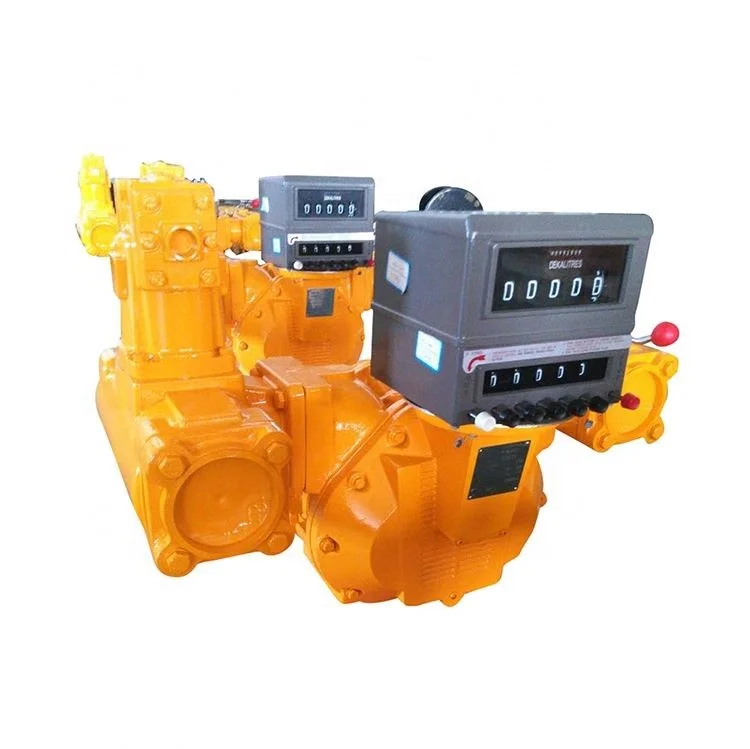 TCS LC diesel aluminum stainless steel positive displacement flow meter industry oil measuring flowmeter