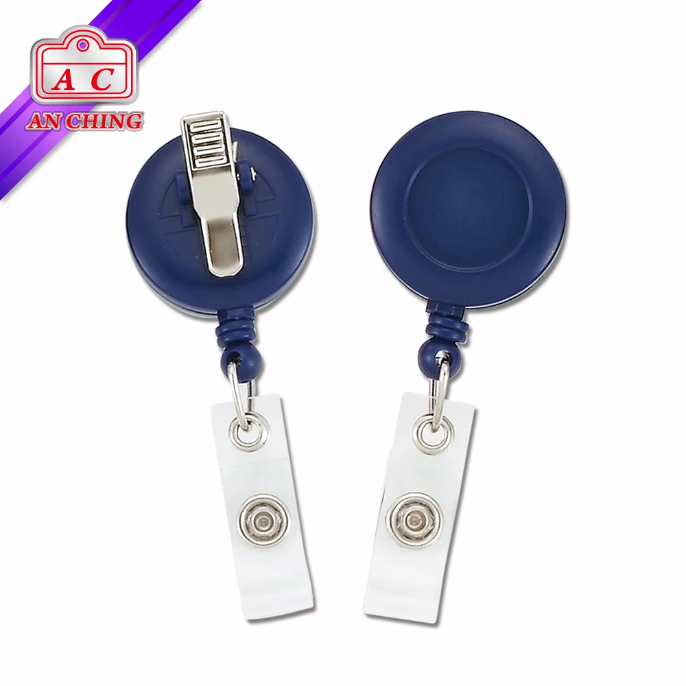 Retractable Badge Reel ID Holder Alligator Clip
