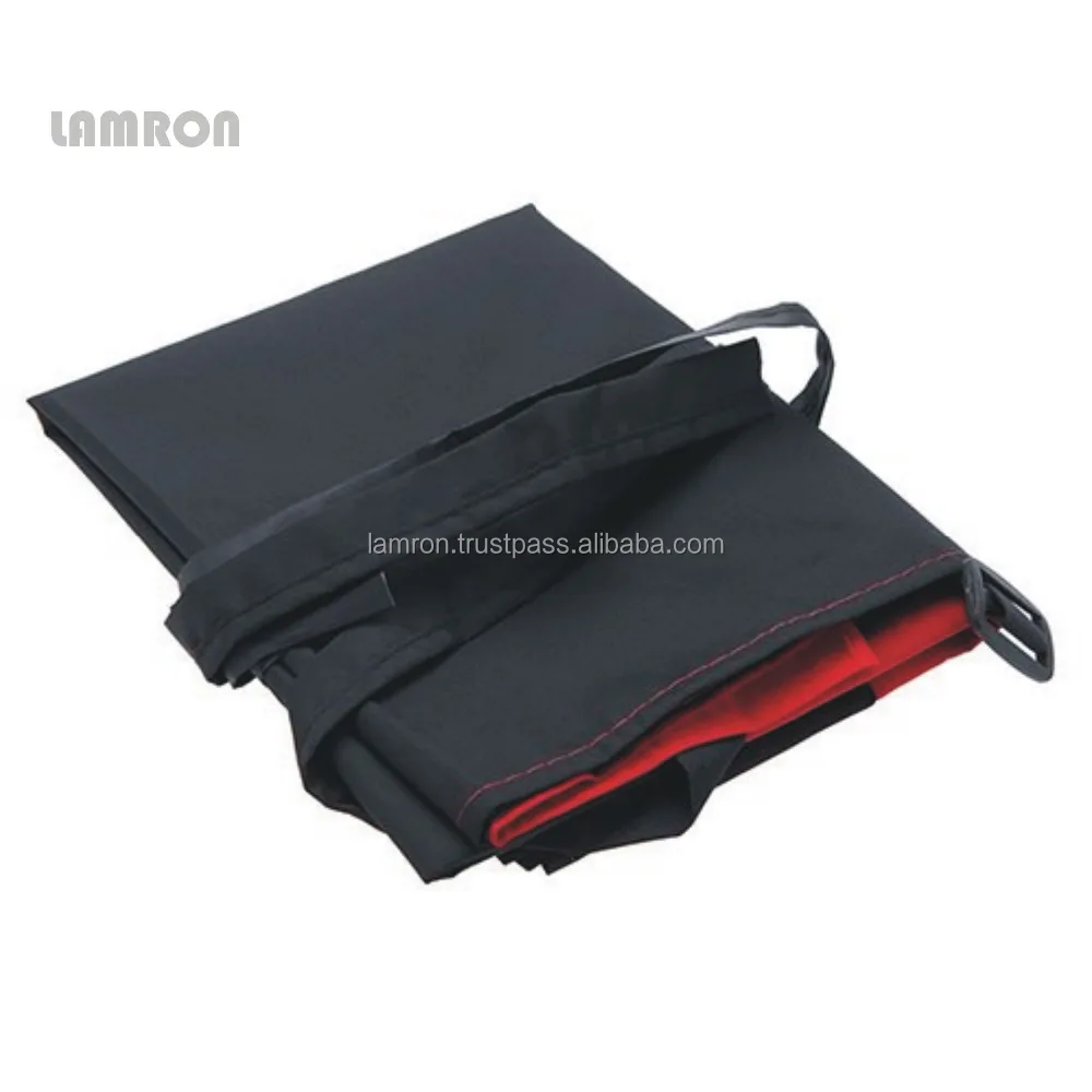 Professional Barber Aprons Hairstylist Hair Cutting Salon Aprons Black & Red Color Hairdressing Gown Capes