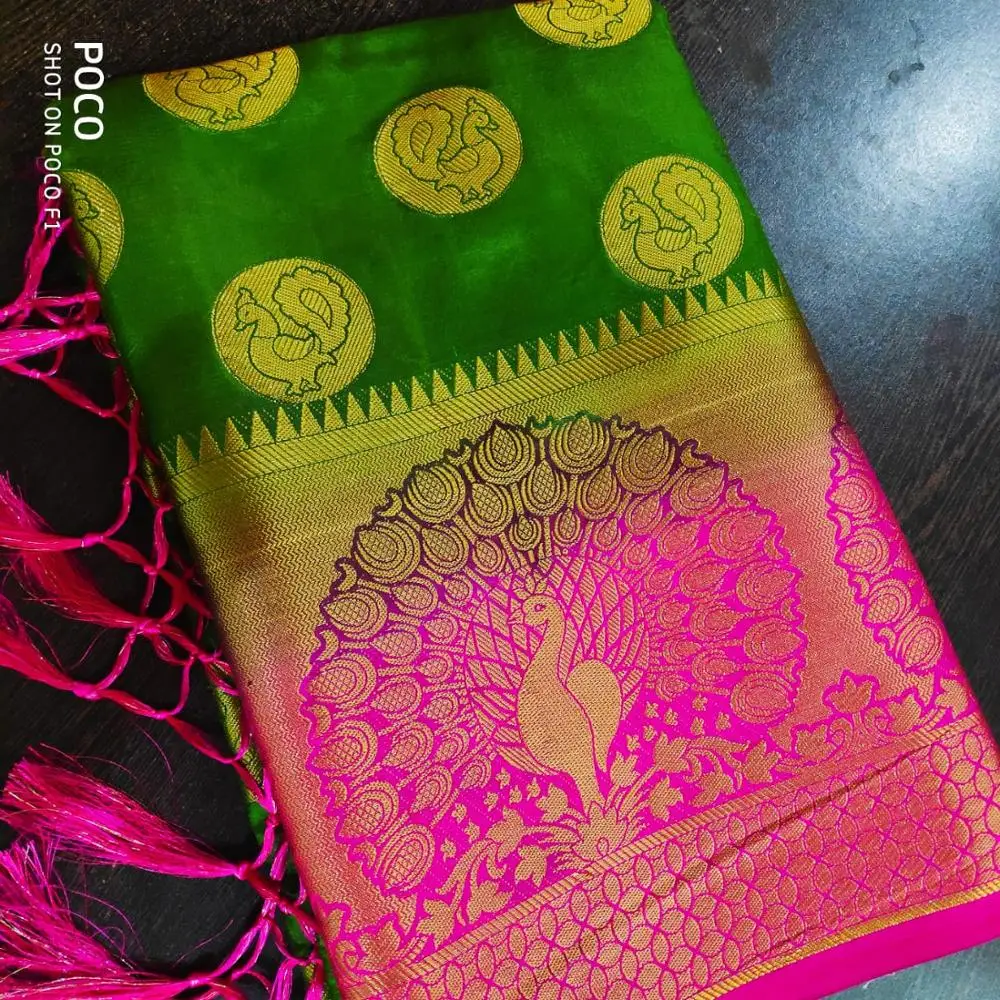 Patli Pallu Style Indian Party Wear Saree / Sari / Shari