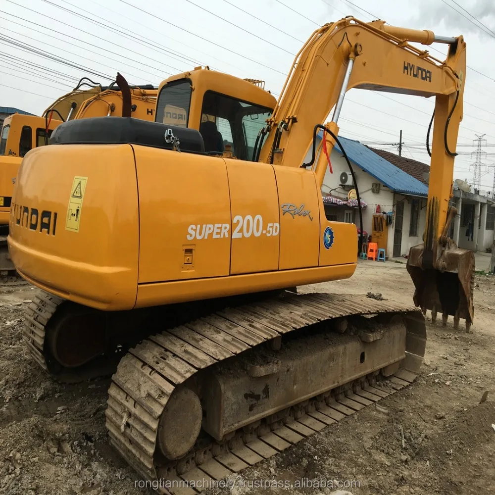 used Hyundai 200 excavator, Hyundai super 200-5D excavator, used excavator
