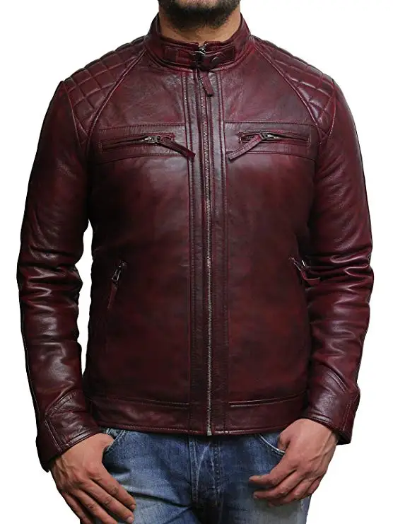 Кожаная мужская куртка-бомбер с воротником-стойкой из натуральной овечьей кожи, теплая куртка, сделанная в Пакистане, на молнии по индивидуальному заказу