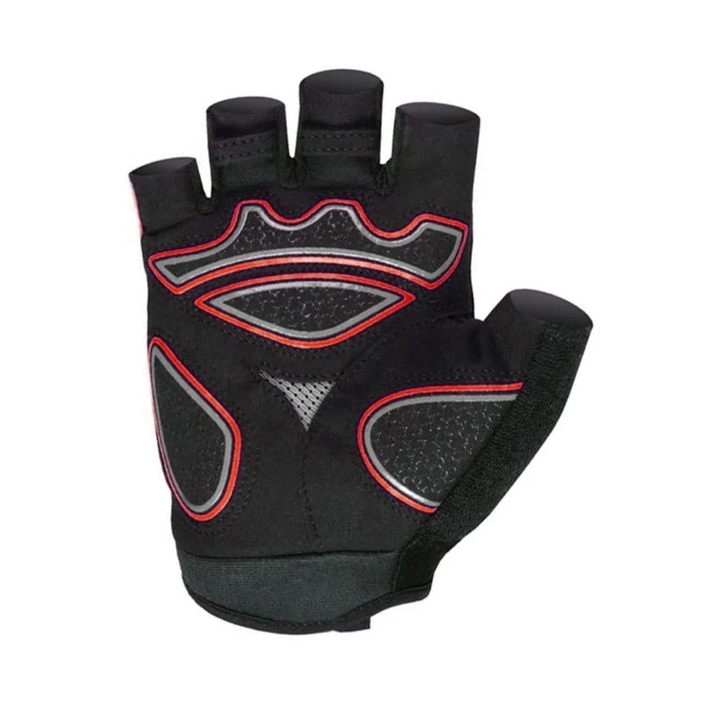 Breathable Half Finger Lycra Cycling Unisex Half Finger Outdoor Bicycle Safety Protective Sports Gloves