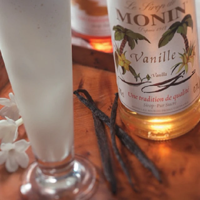 
Vanilla syrup, the production of Vanilla flavored food 