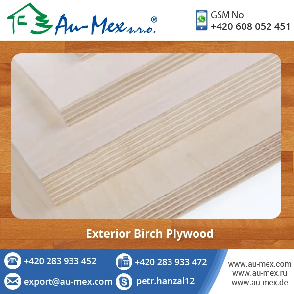 Hard Surface Exterior Birch Plywood at Affordable Price