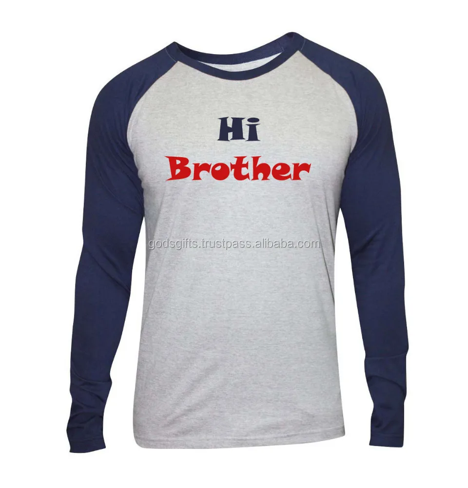 Full Sleeve Raglan TShirt Custom Printed garment wholesalers in tirupur Custom fashionable printing women t-shirt OEM t-shirts