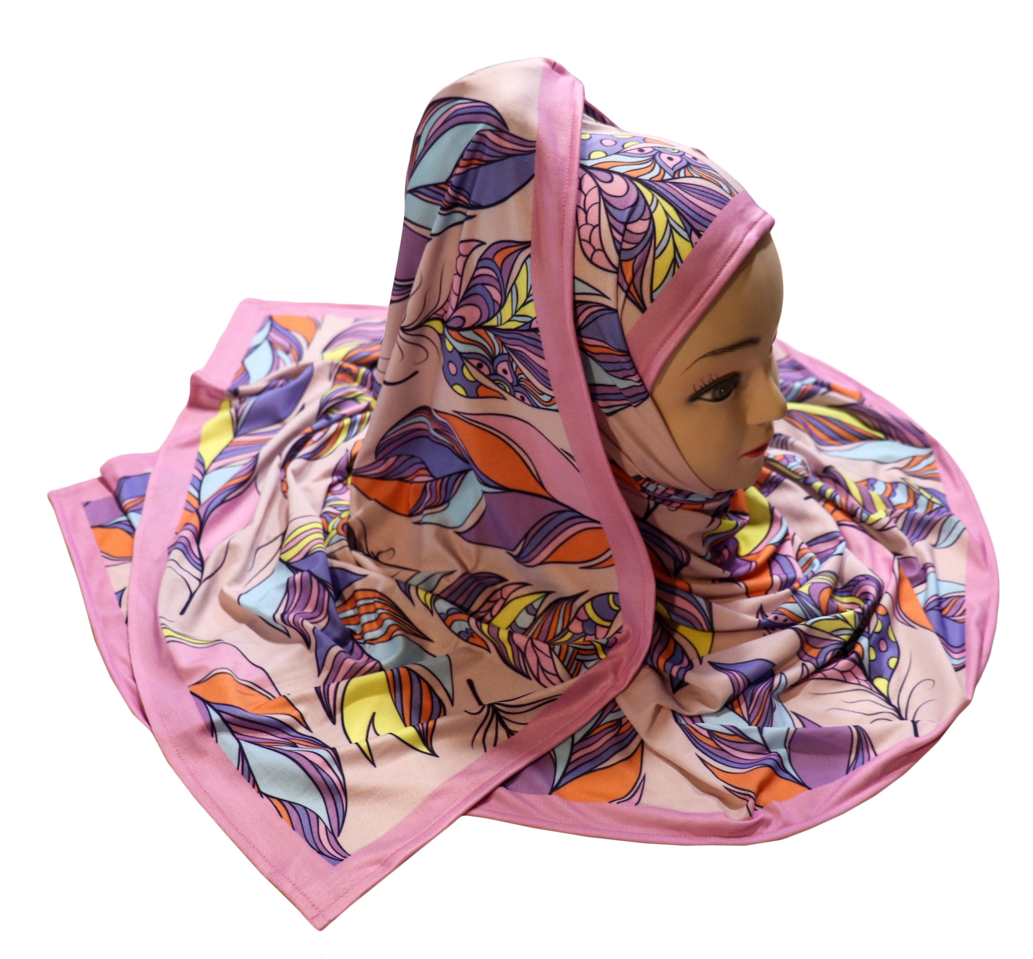 Newest Fashion Luxury Digital Printed Jersey Hijab Scarf