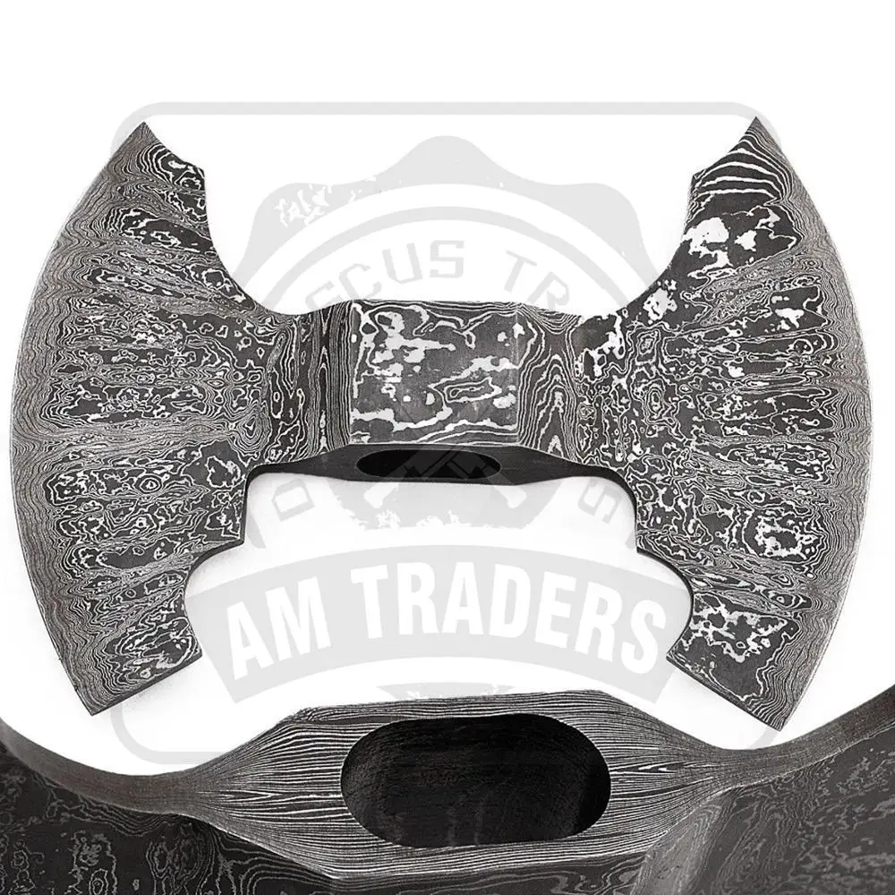 Damascus Steel Double Side Axe Head DT-18-BB836