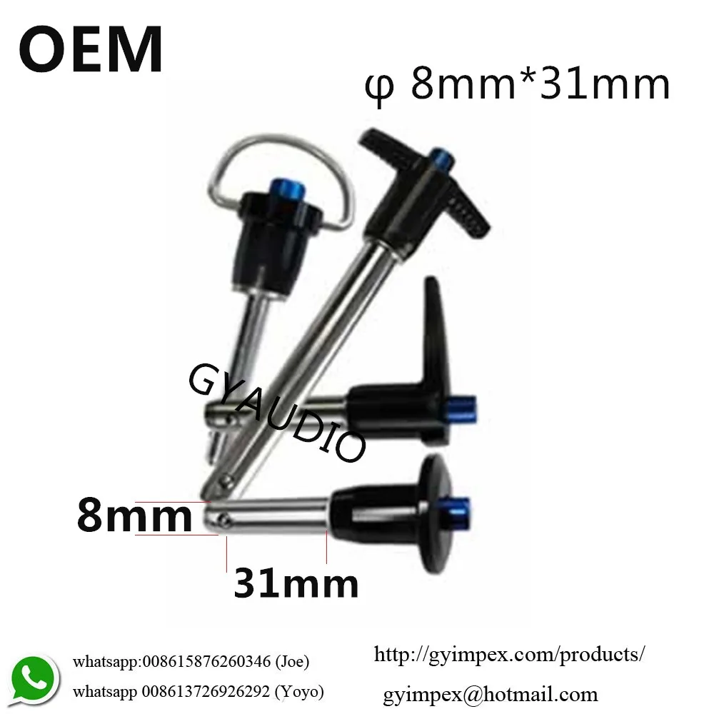 pqr831 speakers Quick Release Pin, line array pins 8mmX31mm