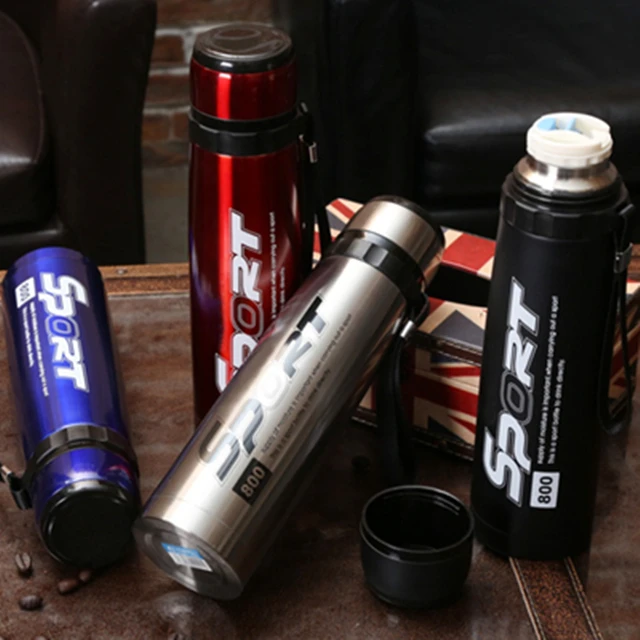 High Quality Best Price Custom Logo Manufacture 304 Stainless Steel Sport 1L Drinking Water Bottle With Free Sample