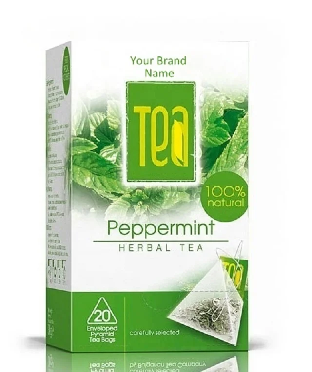 Чай с перечной мятой | Натуральный продукт | Частная марка | Оптовая продажа | Опт | Сделано в ЕС