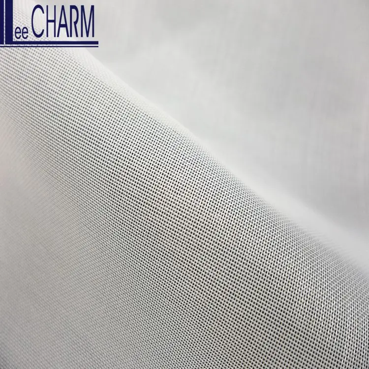 LCSH010 Wholesale Dye Polyester Organza Fabric Roll