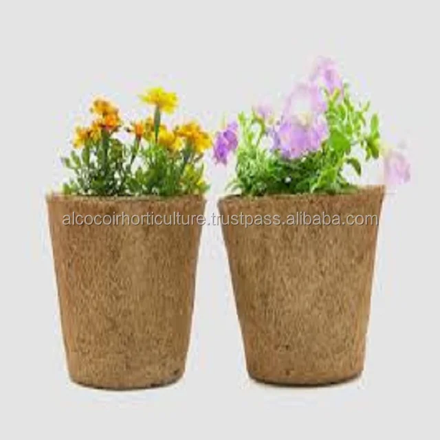 coconut fiber pots for garden