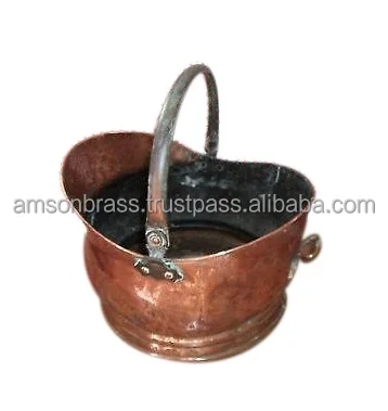 Household Storage Bucket with Lid Paw Fit Mid Century Decorative Coal Bucket & Ash Bucket