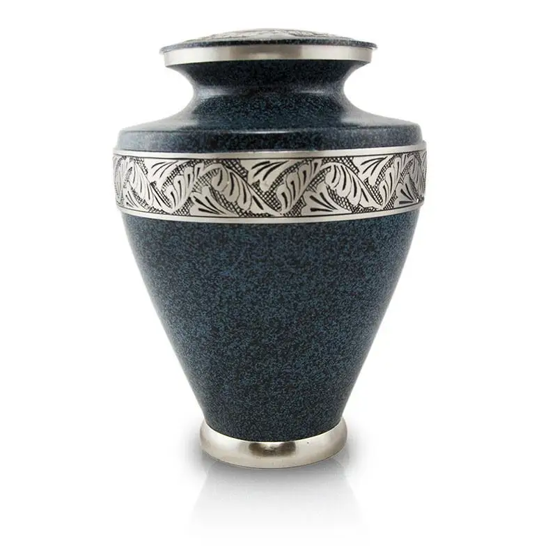 Green and Black Granite Wholesale Adult Funeral Cremation Urns for Human Ashes Superior Quality Metal Funeral Urn