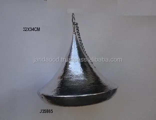 
vintage industrial pendant light two tone cone shape 