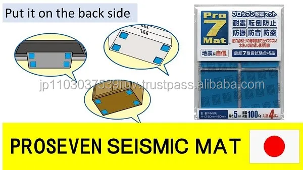 Proseven earthquake resistant mat easy to use for mini printer