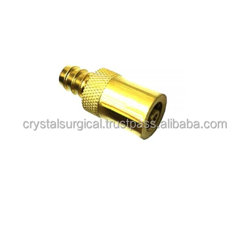 Medical Tube Connector For Luer Lock Cannula Plastic Surgery Liposuction Accessories Female Aluminium Luer Lock Needle Connector