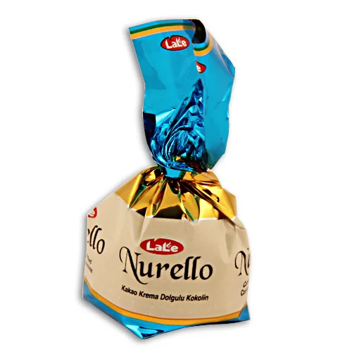 NURELLO MILKY HAZELNUT STRAWBERRY COCOA CREAM FILLED ONE TWIST COMPOUND CHOCOLATE HALAL