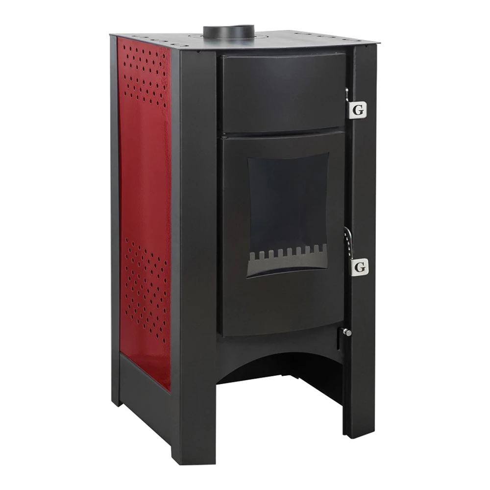 
22 kW Wood Burning Steel Stove with Water Jacket | 73,8% Efficiency (Gekas Stoves - DG 2200) 