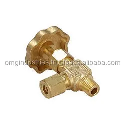OMG Industries brass gas control valve water gas pipeline ball valve short handle brass valve
