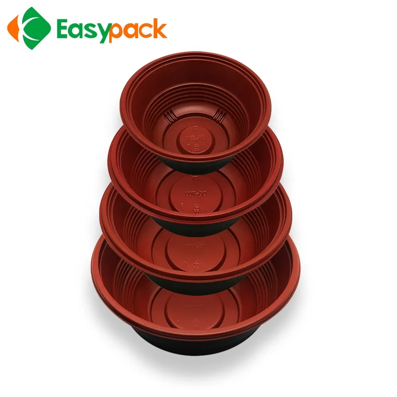 700 ml disposable food container microwave safe pp soup poke bowl plastic