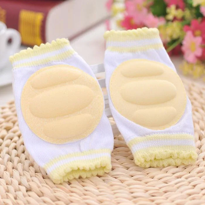 2019 breathable Children cute cotton baby crawling knee pads