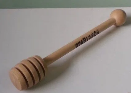 
WHD008 10 CM Custom shape Mini Wooden Honey Dipper 