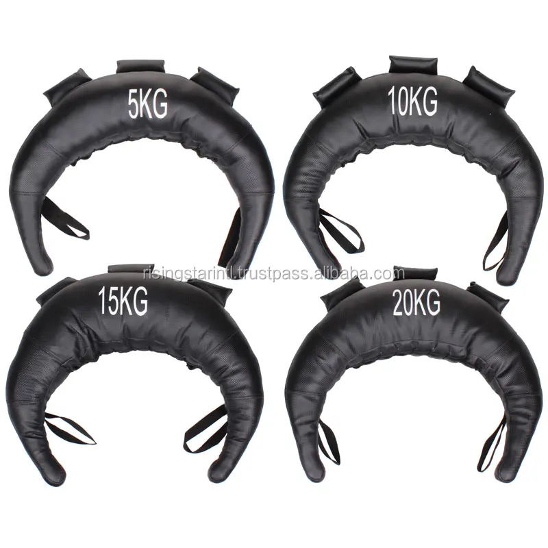 Custom Fitness Training PU Leather Bulgarian Bag Bulgarian Weightlifting bag Body Building Training Bulgarian Bag
