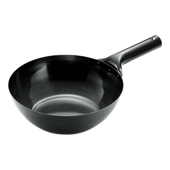 The high quality iron wok made in TSUBAME