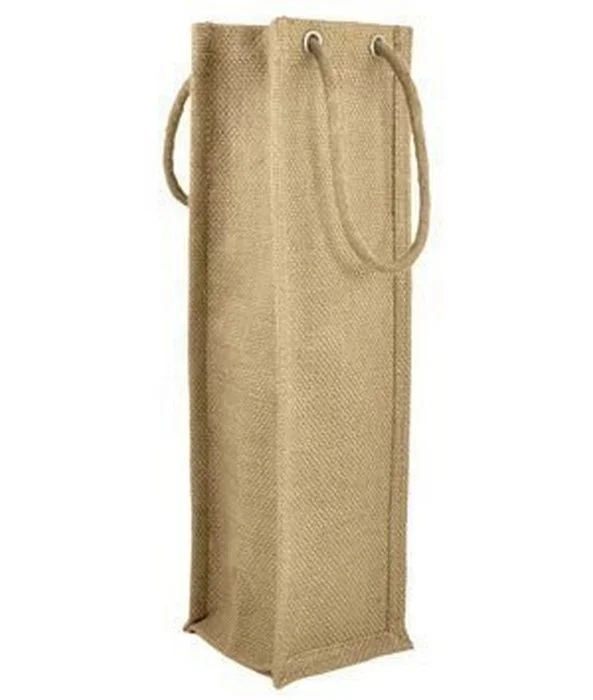 Jute Wine bag with Rope Handle