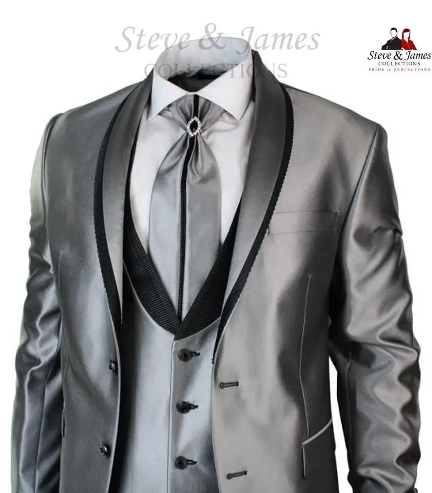 
Custom Latest Design Tuxedo Suit for Men Groom Tuxedos For Wedding 