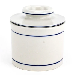 Decorative Ceramic Butter Container Butter Dish with Saucer