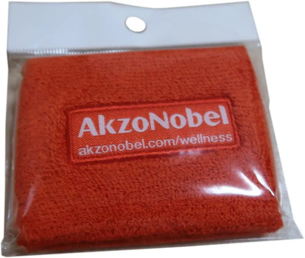 Cotton customize wristband sweat band with embroidery logo