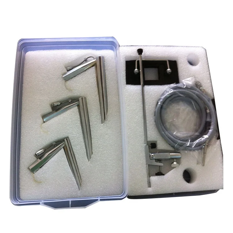 Fiber Optic Laryngoscope Set with Cable, Bronchoscope Set and Chest Support Holder