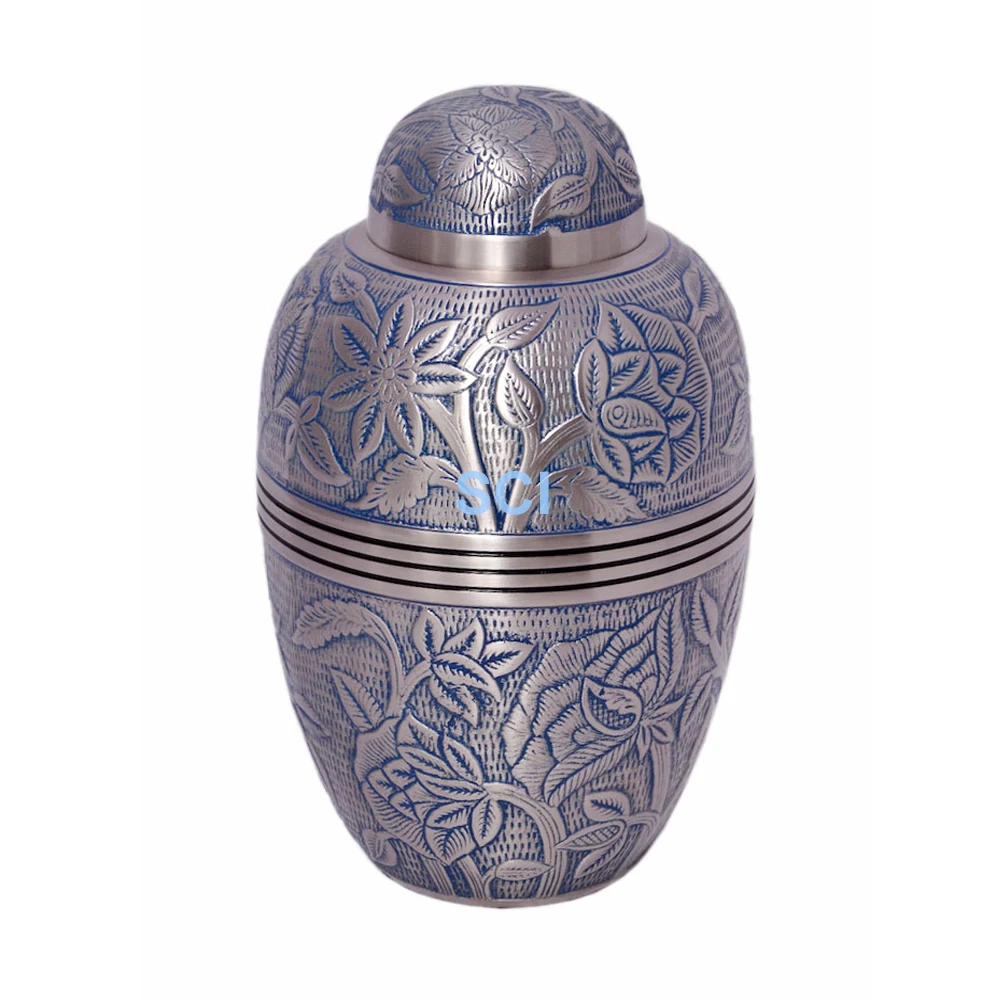 Dometop Brass Cremation urns adult urns cremation human ashes metal rose flower cremation mini urn