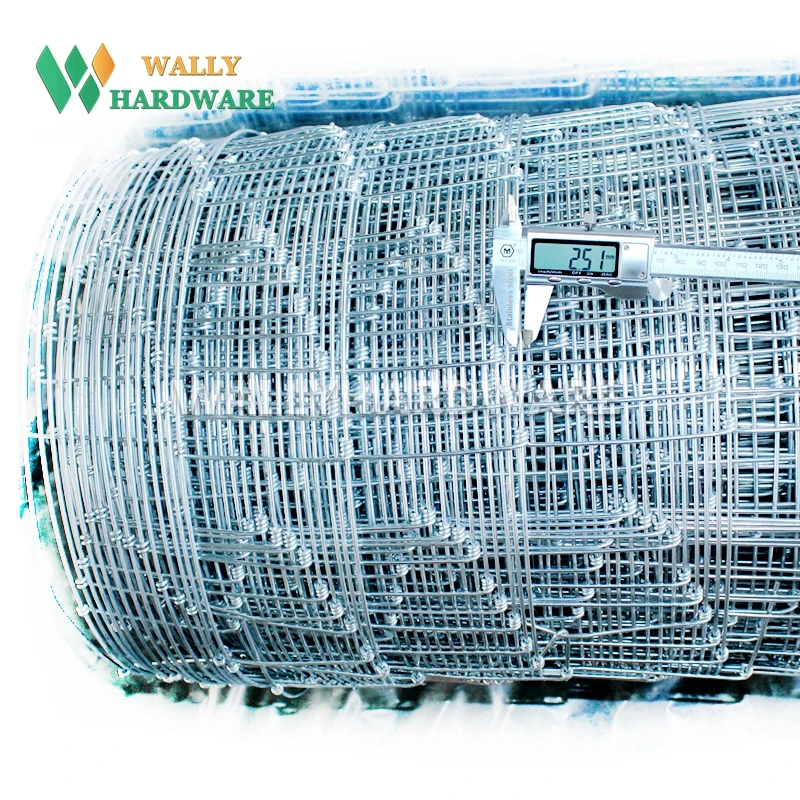 Fixed Hinge Joint Galvanized Iron Wire Woven Mesh Horse Fence Cattle Fence And Farm Fence