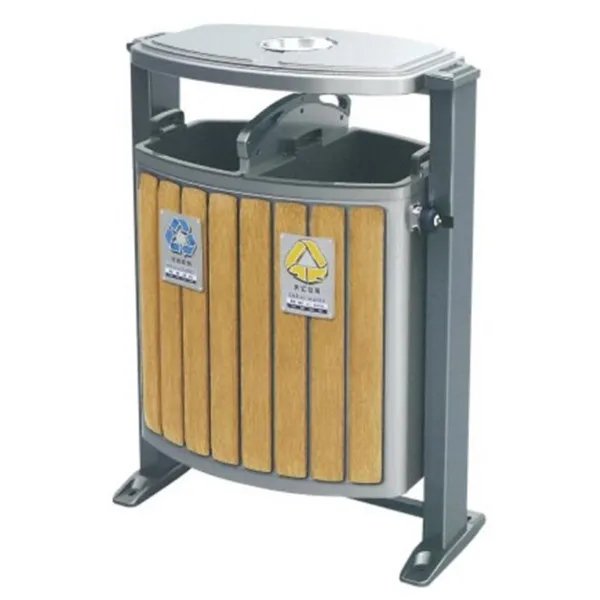 
Safe and solid street bucket garbage/industrial wooden litter bin/cool designed beach garbage can 
