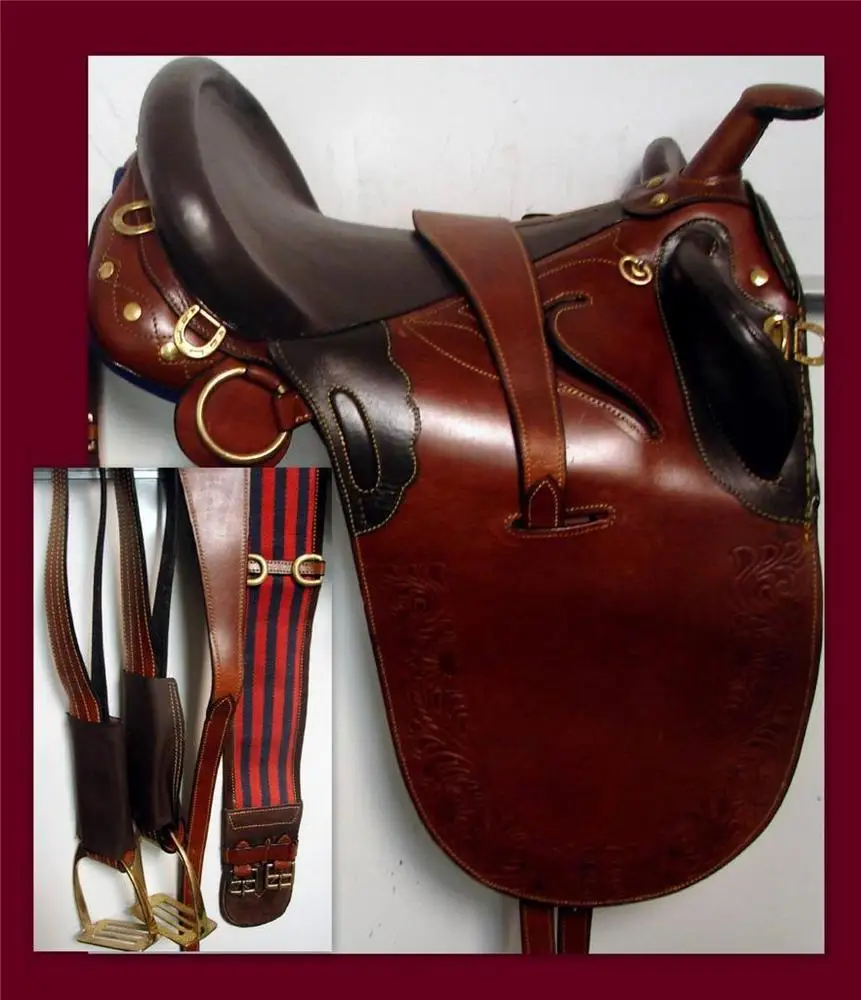 High Quality Australian Stock Saddle Made in Top Quality DD Leather Superior Workmanship Assorted leather colors