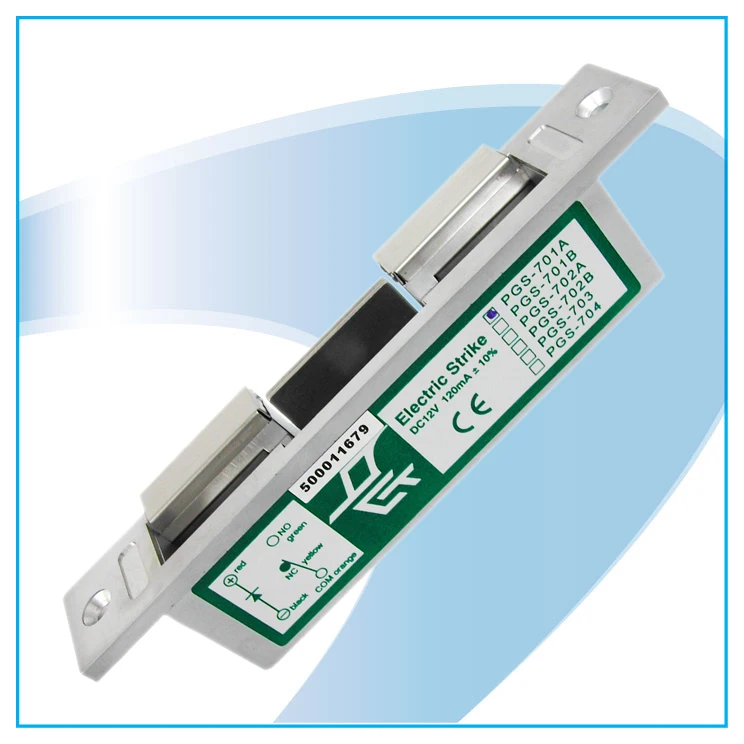 
Fail Secured Type Electric Strike Pair with dead bolt mechanical lock 