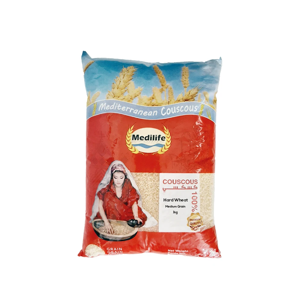 Couscous Hard Wheat Semolina Flour, Couscous dish. Couscous recepies. Grain products. low carb. Mediterranean plate.