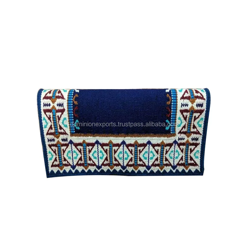 
New Zealand Wool Western Horse Saddle Blanket Woolen Horse Saddle Pad 