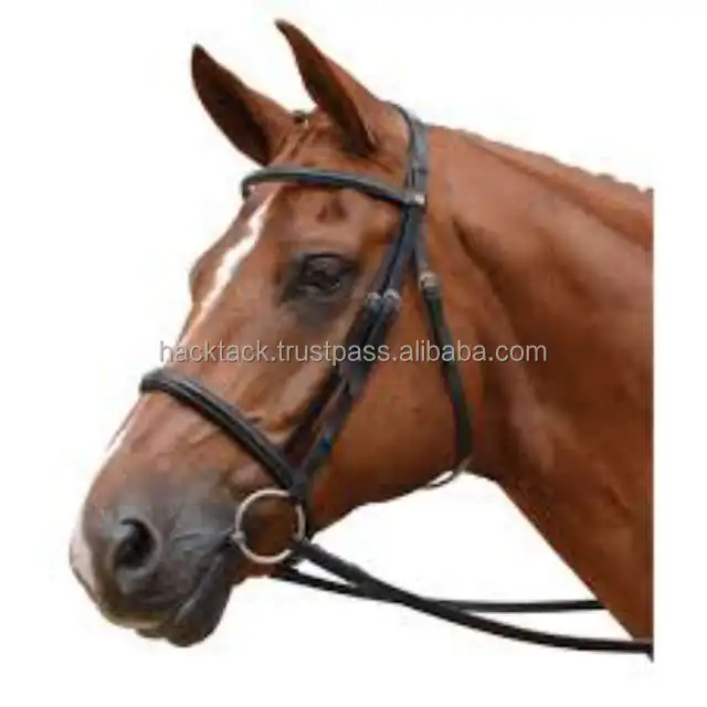 HORSE Deluxe Leather size /Horse Horse Leather Bridle/Lovely and Higher Quality ROLLED Brown Leather In Hand Arabian Show Halter