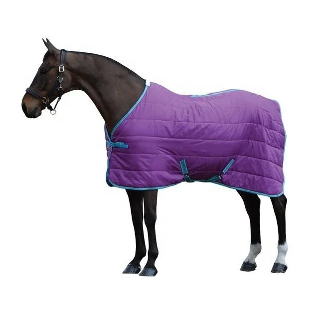 High Quality Equestrian Waterproof Breathable Combo Turnout Horse Rug Horse Racing Supplies Horse Blanket White Winter GUA