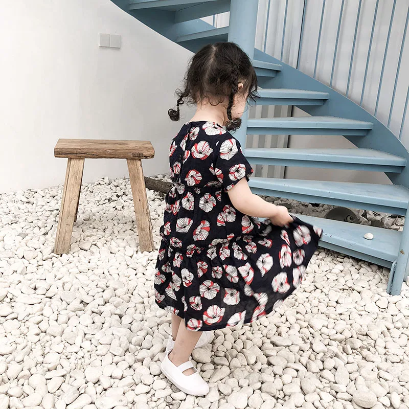 
girls flower girl dress cotton summer children dress patterns kids clothing ready made boutiques wholesale lots 