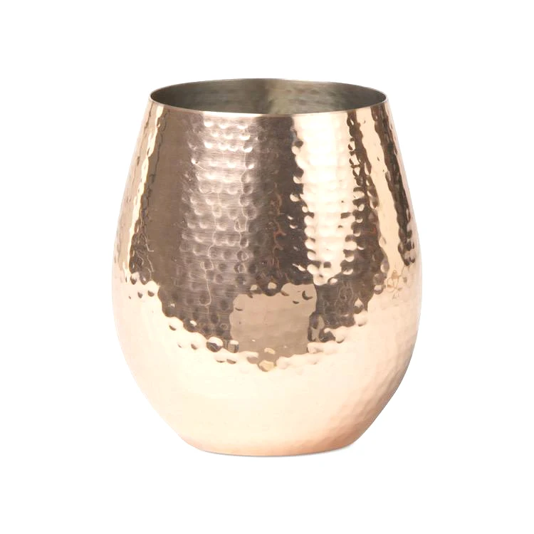
Copper Material 18 oz stemless Wine glass Tumbler. 