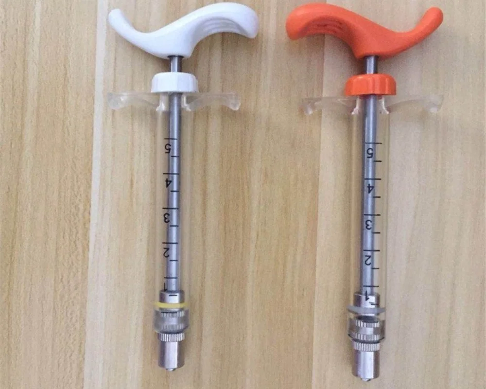 5ml white color tpx plastic syringe